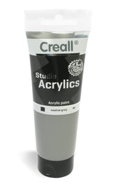 Creall ACRYLICS STUDIO TUBE 120ml 98 Neut Grey - Al Masam Stationery LLC